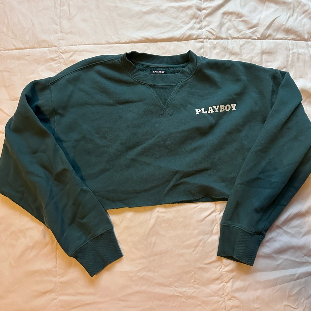 Playboy Cropped Crewneck
